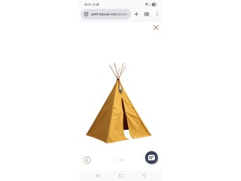 Nobodinoz Nevada tipi tipitält gult lektält