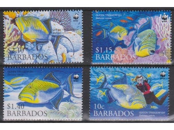 Barbados 2006 Fiskar 4v WWF