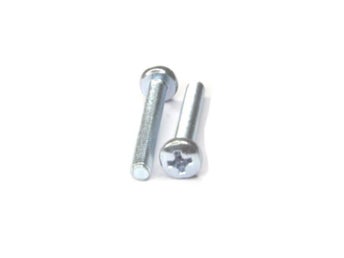 Maskinskruv M4x30 mm kullrigt huvud 10-pack