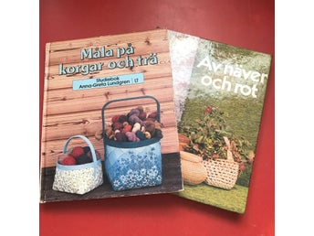 MÅLA PÅ KORGAR OCH TRÄ Anna-Greta Lundgren + AV NÄVER OCH ROT Eva Nilsson