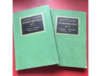 HUSDJURSLÄRA Del 1-2 A. Westerlund och Ivar Johansson 1950-51