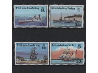 British Indian Ocean Terr. BIOT 1991 Fartyg 4v
