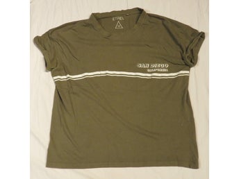 Etirel, khaki t-shirt, storlek M