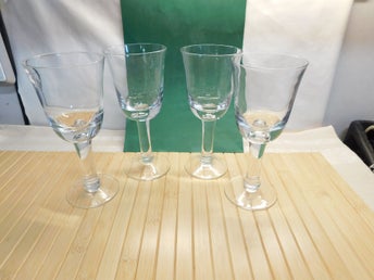 Vinglas Med Bubbla Parti om 4 Eleganta Vinglas