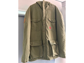 Vintage Fjällräven vinterjacka herr strl 56 grön retro 70-tal / 80-tal – Fint sk