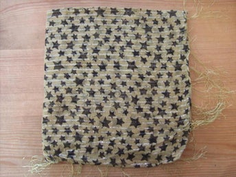 SJAL/SCARF (Gulbeige/svart mm)