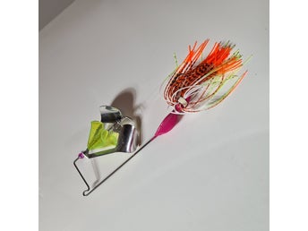 Spinnerbait Buzz Keel -18 g med silikon kjol (Fiske Drag Skeddrag