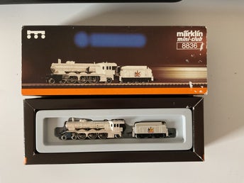 Märklin Mini-Club 8836 Ånglok med Tender