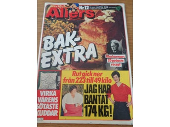 Allers nr12 1984 Arja Saijonmaa, Gustaf Appelberg, Carola annons