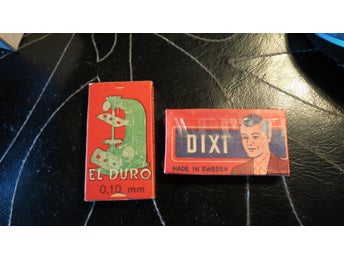 2 paket rakblad 50-tals