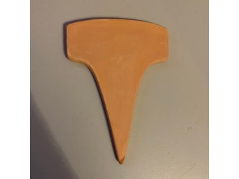 Terracotta blompinne/blomskylt/namnskylt/kryddskylt/växtskylt