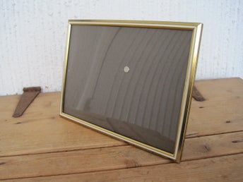 Äldre Fotoram Metallram 18 x 13