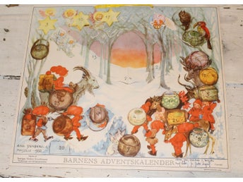 AINA STENBERG - MASOLLE , BARNENS ADVENTSKALENDER 1950