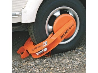 NYA! Hjullås - Hjulklämma Nemesis Fullstop FCP100 Wheel Clamp inkl moms