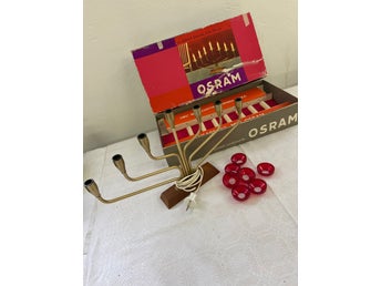 Osram elektrisk ljusstake retro teak