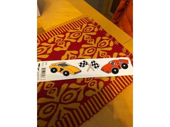 Stickers racer bilar x 2 ark. Fri frakt