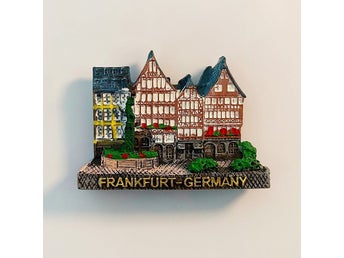 Frankfurt Römerberg Tyskland Kylskåpsmagnet