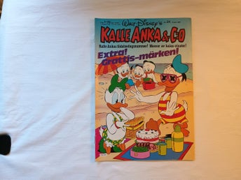 Kalle Anka & co - 1987 nr 24 - Bilaga: Grattis-klistermärken