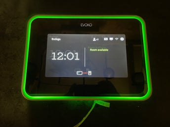 Evoko ERM101 rum boknings system 7skärm