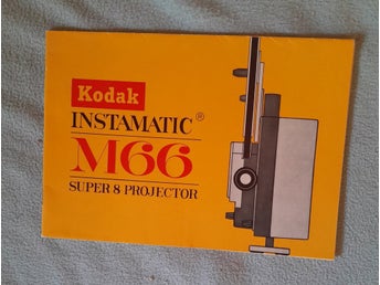 -KODAK-Instamatic-M66- manual- super-8-projektor