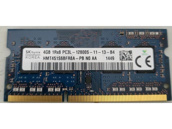 SK Hynix 4GB DDR3L 12800S RAM-minne