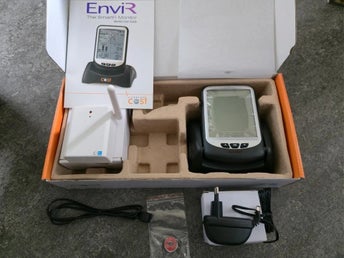 Helt ny EnviR Current Cost Monitor realtidsmätare för hemmets energiförbrukning