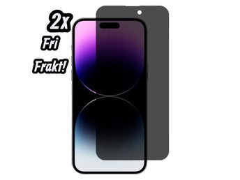 2st iPhone 12 Mini Privacy 9H Härdat Glas Skärmskydd