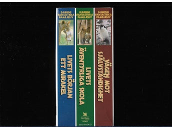 Djurens fantastiska familjeliv Komplett VHS-Box Ny/oanvänd berättare Arne Weise!