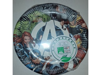 23 kr Marvel Avengers Papperstallrikar