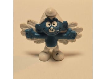Vintage Smurf- Ängelsmurfen