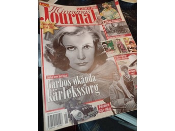 Minnenas Journal nr 1 2013 med bla Greta garbo, Karin falk
