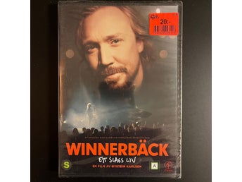 WINNERBÄCK - ETT SLAGS LIV. DVD SVENSK DOKUMENTÄR / MUSIK -17. INPLASTAD