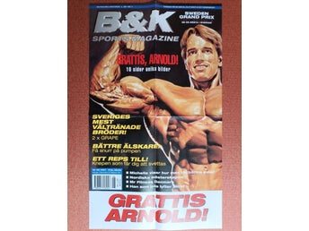 B&K Sports Magazine - Löpsedel 1997