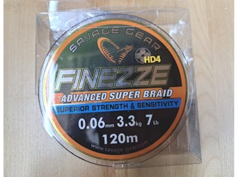 Flätlina Savage Gear HD4 Finezze 120m, 0,06mm, 3,3kg