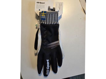 Lill Sport svarta handskar, storlek 7