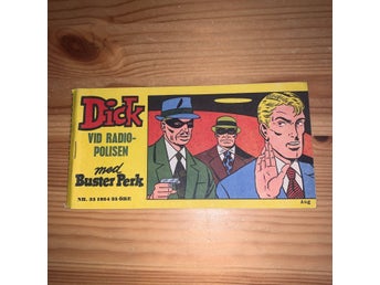 Dick vid radiopolisen 1954 nr 33 (baksidan saknas)