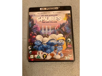 Smurfs ~ the lost village - svenska 4K bluray barn ungdom animerat smurfarna