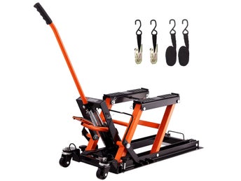 Hydraulisk MC-Lyft 680 kg med Hjul för Motorcykel, ATV och UTV