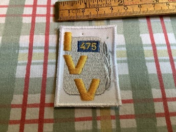 IVV 475 km. Internationaler Volkssportverband, tygmärke
