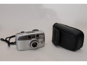 Pentax Espio 80V analog kamera med väska.