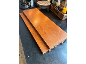 2 st Hyllplan i teak till Stringhylla