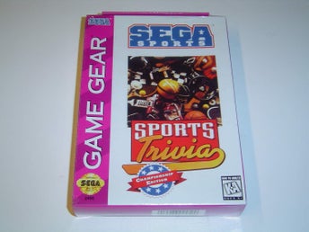 Sports Trivia Sega Game Gear *NYTT*