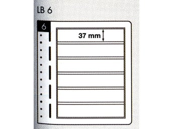 LB 6 insticksblad Blad 5 pack för Leuchtturms pärmar Vred och Exelent