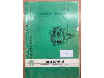 Albin marindiesel marine diesel engine AD-2 Reservdelskatalog, Albin Motor AB