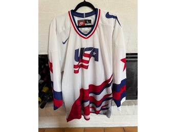 Nike vit hockeytröja, storlek L