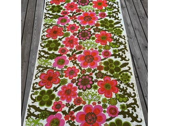 Retro tyg blommigt