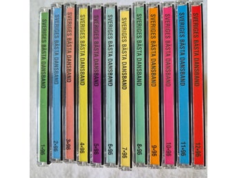 Sveriges Bästa Dansband 1996 - Komplett samling (12 CD-skivor)