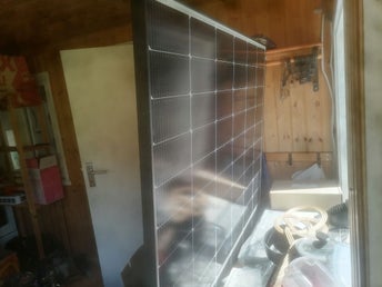 NY solpanel 32V 435W för 12V eller 24V utan regulator husvagn husbil stuga båt