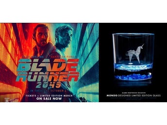 BLADE RUNNER 2049 LTD EDITION ALAMO DRAFTHOUSE MONDO GLASS