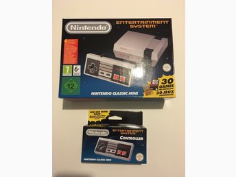 Nintendo Classic Mini + Handkontroll original Helt Nya Oöppnade 